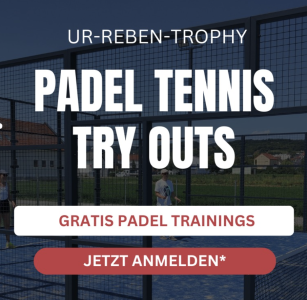 Padel Tennis Tryouts - Gratis Padel Training im Rahmen der UR-REBEN-TROPHY